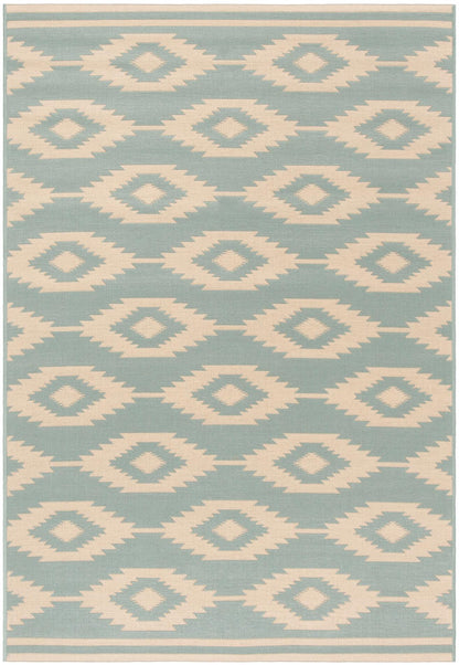 Safavieh Beach House Bhs171L Cream/Aqua Area Rug