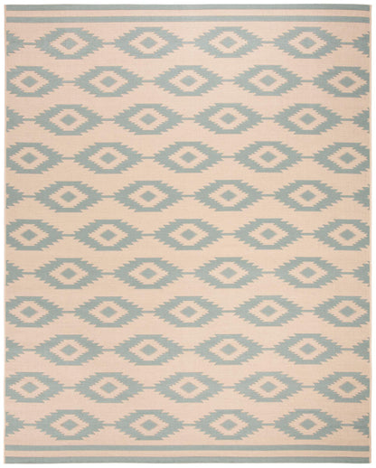 Safavieh Beach House Bhs171L Cream/Aqua Area Rug