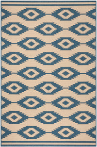 Safavieh Beach House Bhs171M Blue/Creme Area Rug