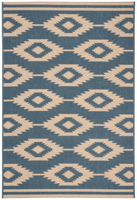 Safavieh Beach House Bhs171N Cream/Blue Area Rug