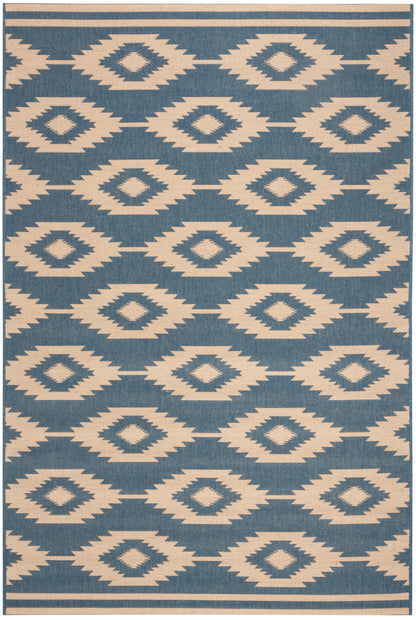 Safavieh Beach House Bhs171N Cream/Blue Area Rug