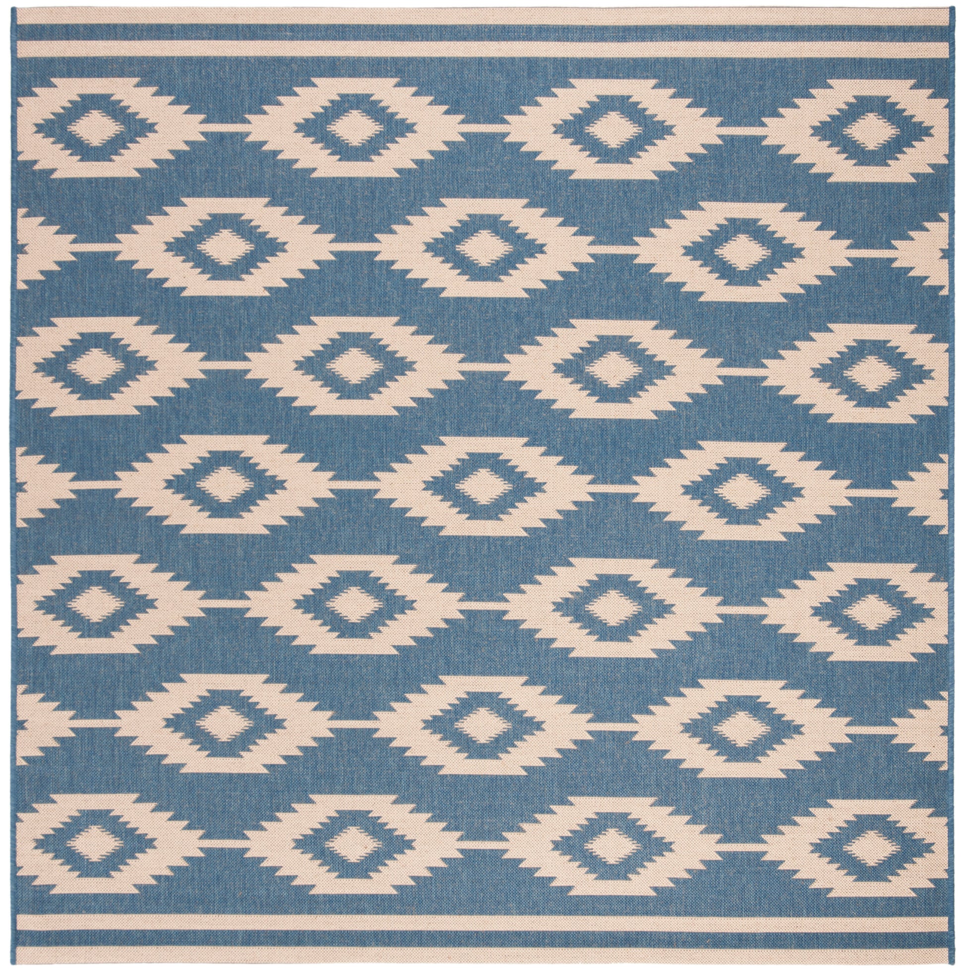 Safavieh Beach House Bhs171N Cream/Blue Area Rug