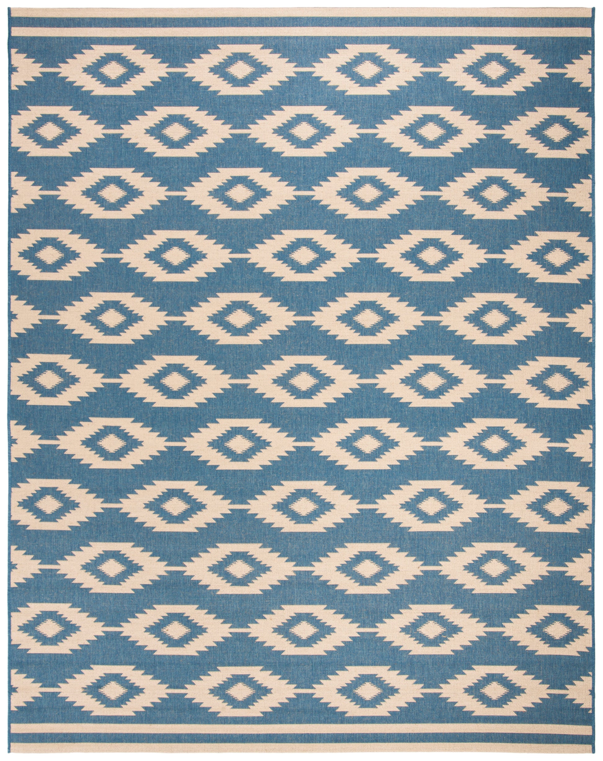 Safavieh Beach House Bhs171N Cream/Blue Area Rug