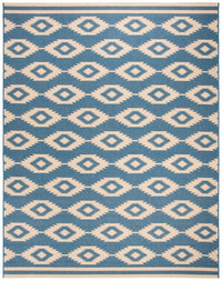 Safavieh Beach House Bhs171N Cream/Blue Area Rug