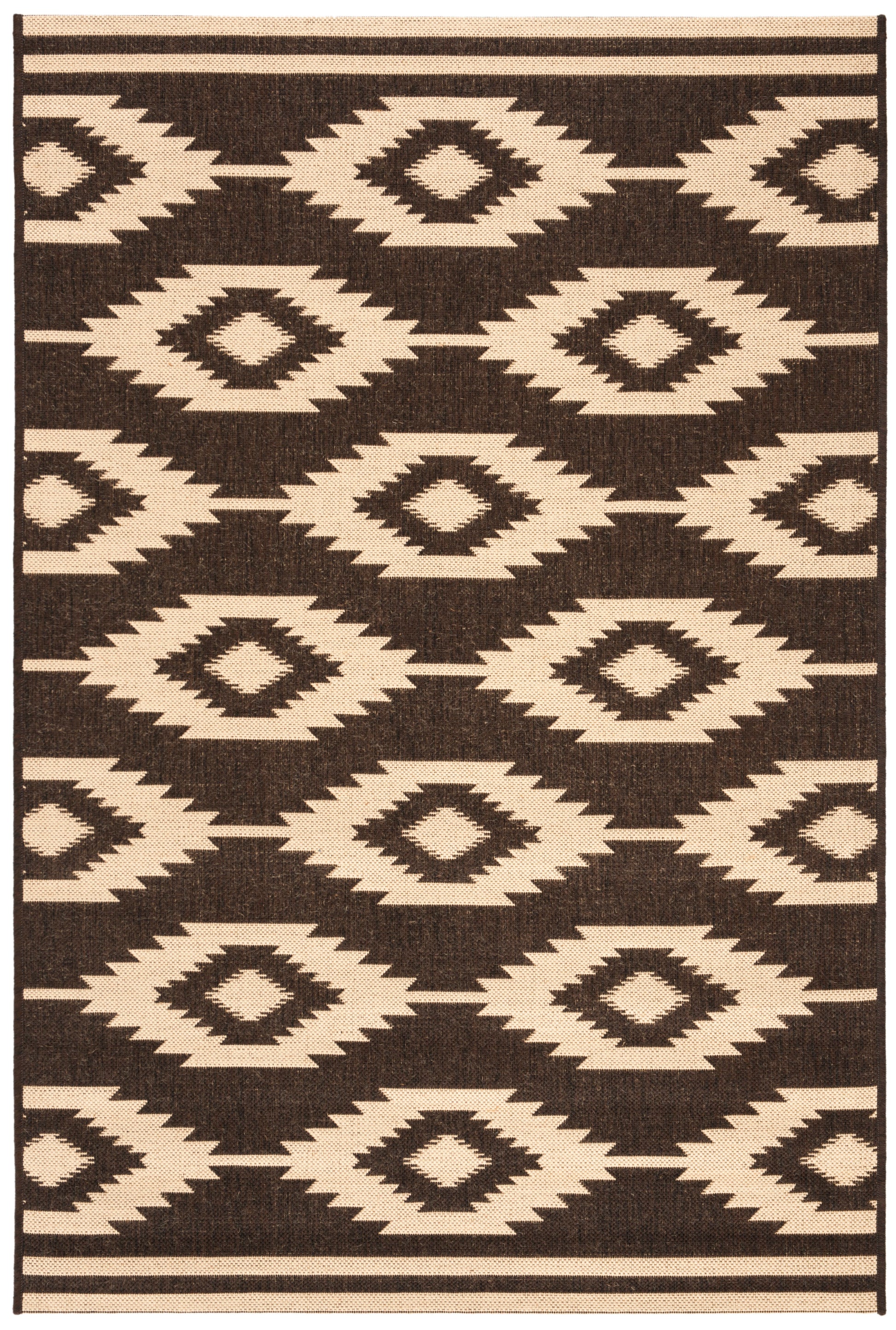 Safavieh Beach House Bhs171U Creme/Brown Area Rug