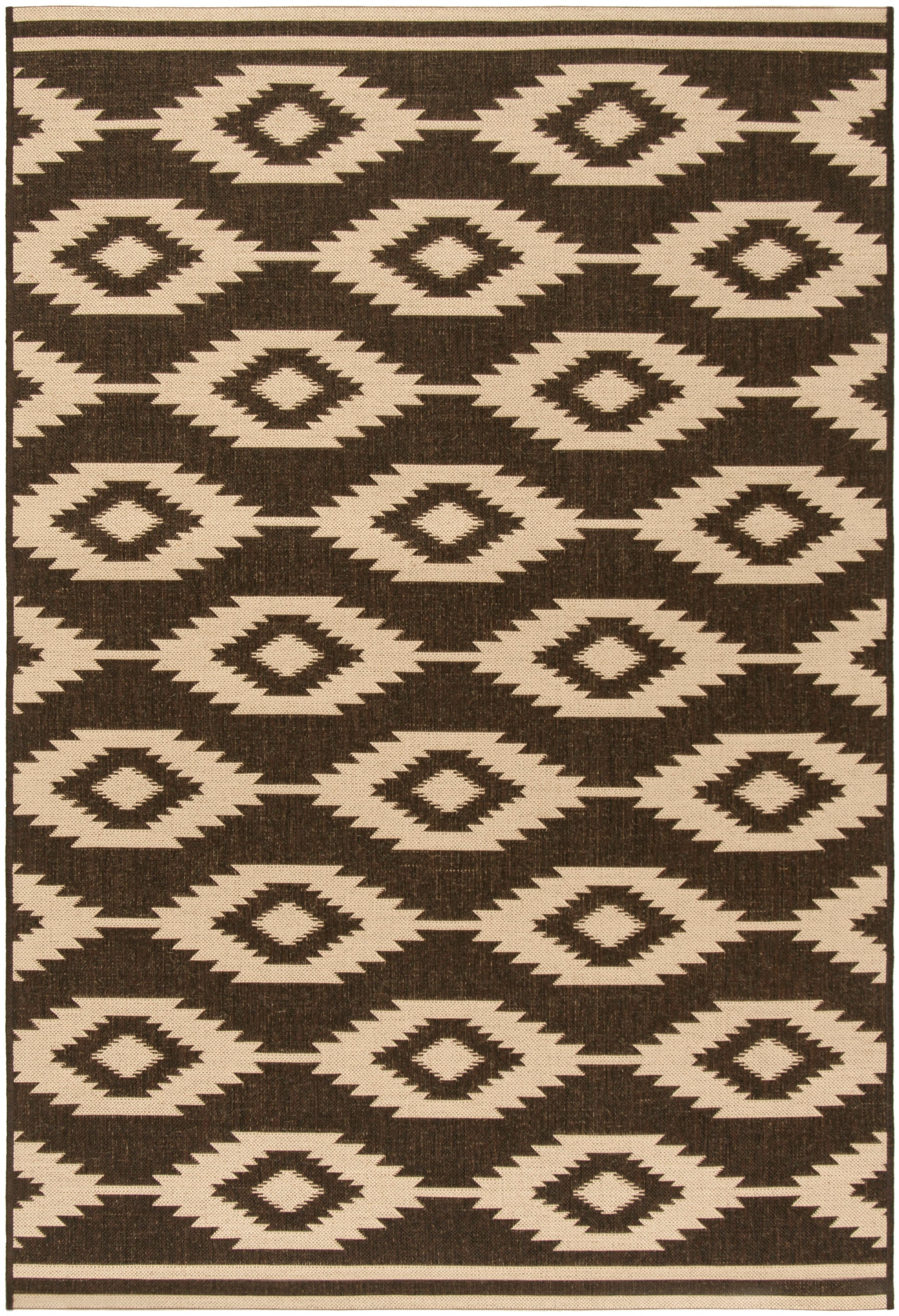 Safavieh Beach House Bhs171U Creme/Brown Area Rug