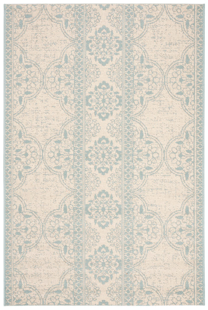 Safavieh Beach House Bhs174K Aqua/Cream Area Rug