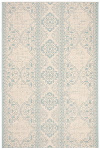 Safavieh Beach House Bhs174K Aqua/Cream Area Rug