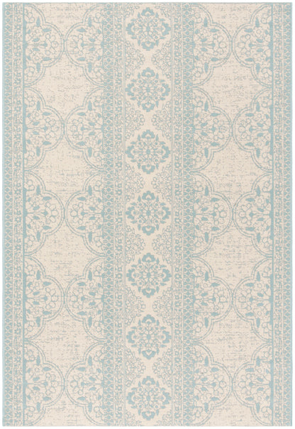 Safavieh Beach House Bhs174K Aqua/Cream Area Rug