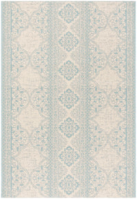 Safavieh Beach House Bhs174K Aqua/Cream Area Rug