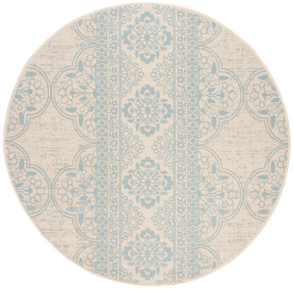 Safavieh Beach House Bhs174K Aqua/Cream Area Rug