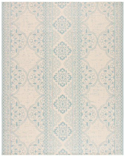 Safavieh Beach House Bhs174K Aqua/Cream Area Rug