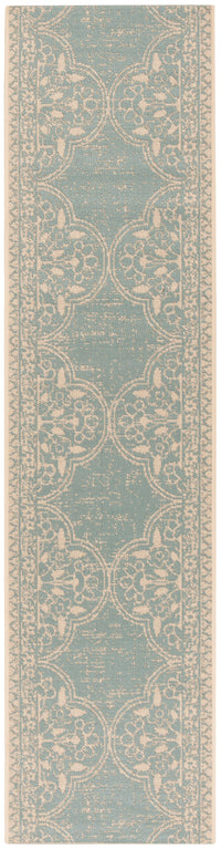 Safavieh Beach House Bhs174L Cream/Aqua Area Rug