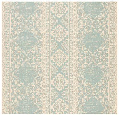 Safavieh Beach House Bhs174L Cream/Aqua Area Rug