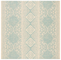 Safavieh Beach House Bhs174L Cream/Aqua Area Rug