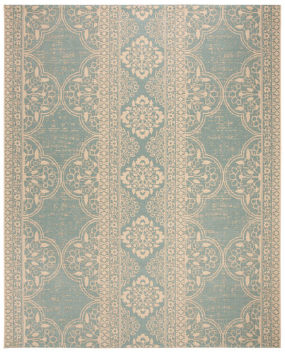 Safavieh Beach House Bhs174L Cream/Aqua Area Rug