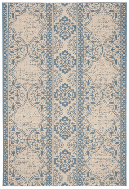 Safavieh Beach House Bhs174M Blue/Creme Area Rug