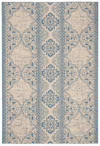 Safavieh Beach House Bhs174M Blue/Creme Area Rug