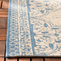 Safavieh Beach House Bhs174M Blue/Creme Area Rug