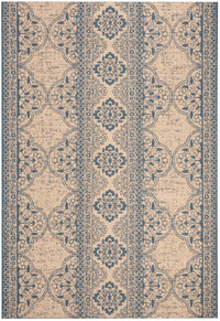 Safavieh Beach House Bhs174M Blue/Creme Area Rug