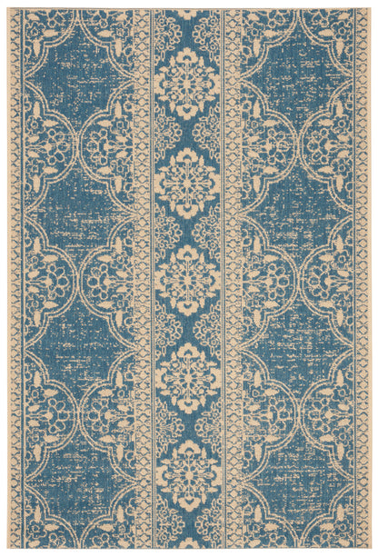 Safavieh Beach House Bhs174N Cream/Blue Area Rug