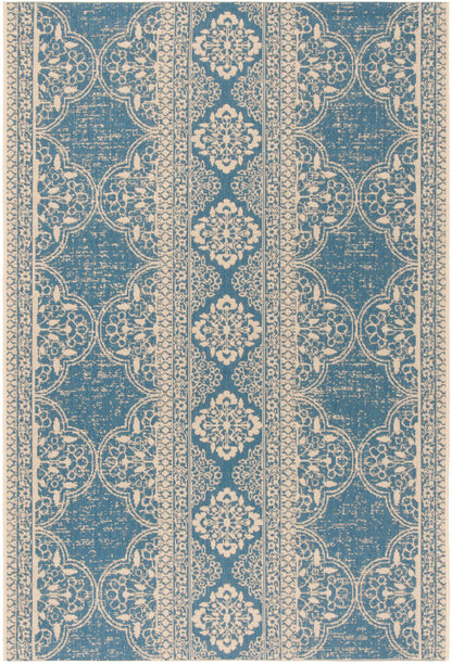 Safavieh Beach House Bhs174N Cream/Blue Area Rug