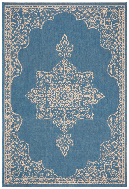 Safavieh Beach House Bhs180N Cream/Blue Area Rug