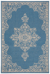 Safavieh Beach House Bhs180N Cream/Blue Area Rug