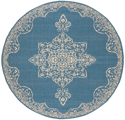 Safavieh Beach House Bhs180N Cream/Blue Area Rug