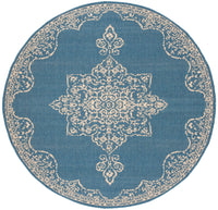 Safavieh Beach House Bhs180N Cream/Blue Area Rug