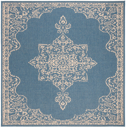 Safavieh Beach House Bhs180N Cream/Blue Area Rug