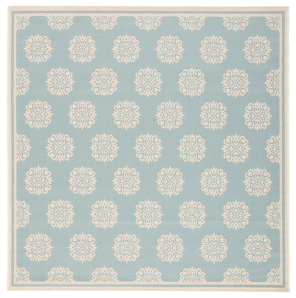 Safavieh Beach House Bhs181K Aqua/Cream Area Rug