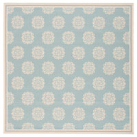 Safavieh Beach House Bhs181K Aqua/Cream Area Rug