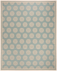 Safavieh Beach House Bhs181K Aqua/Cream Area Rug