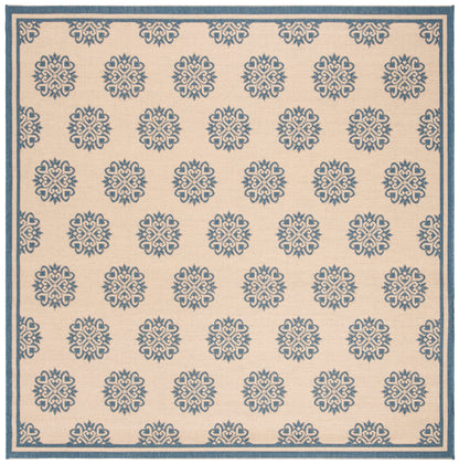 Safavieh Beach House Bhs181M Blue/Creme Area Rug