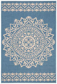 Safavieh Beach House Bhs183N Cream/Blue Area Rug