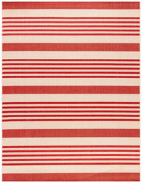 Safavieh Beach House Bhs222Q Beige/Red Area Rug