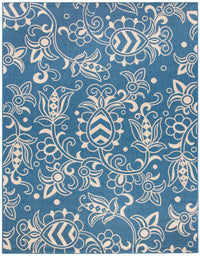 Safavieh Beach House Bhs246M Blue/Beige Area Rug