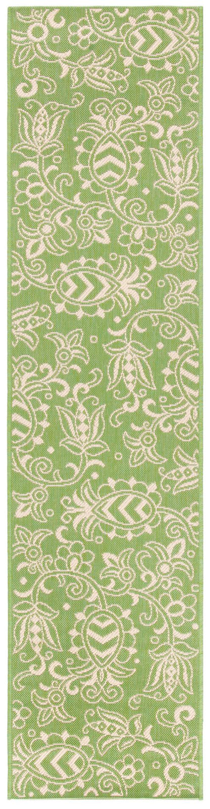 Safavieh Beach House Bhs246Y Green/Beige Area Rug