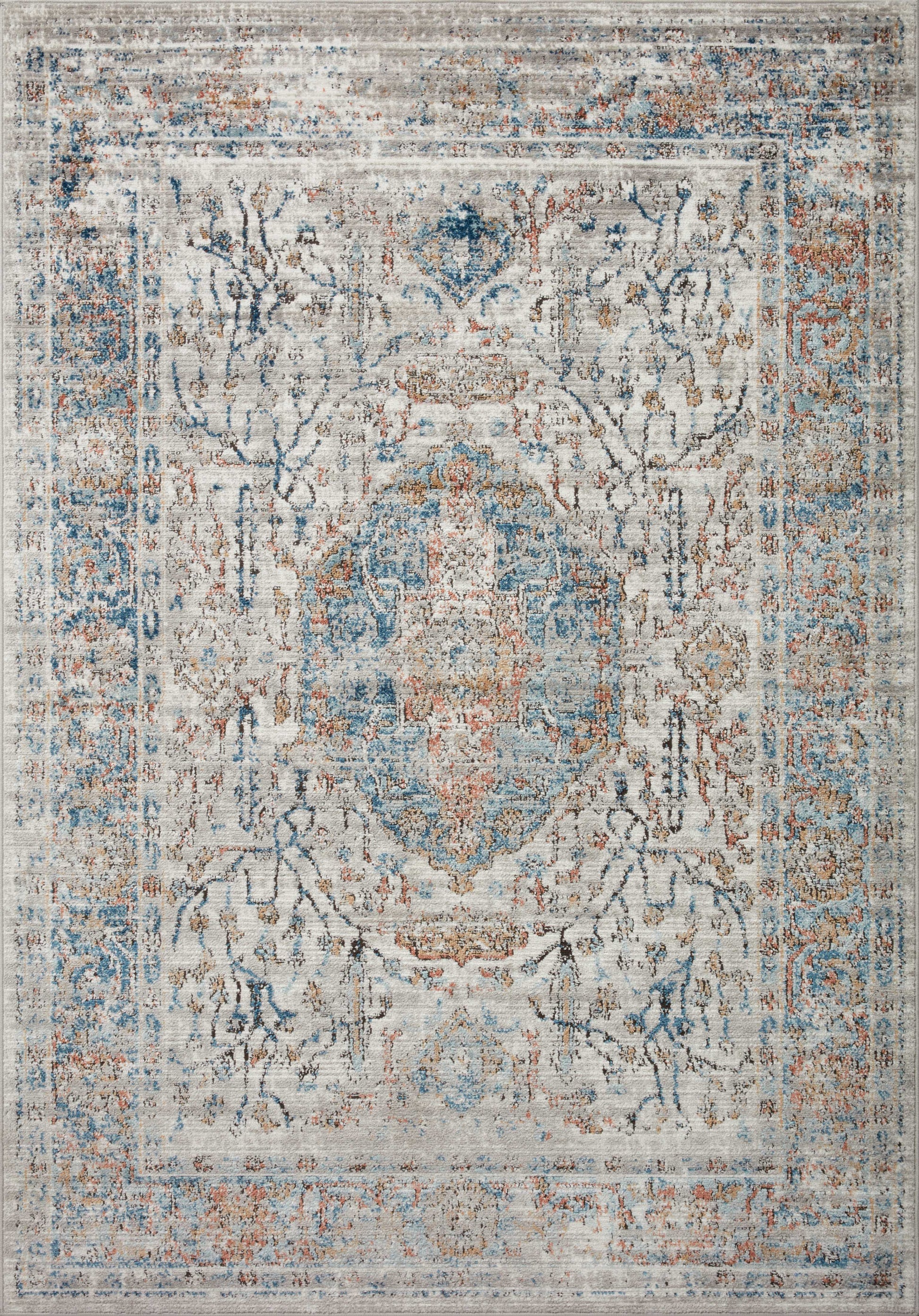 Loloi Bianca Bia-02 Stone/Multi Area Rug