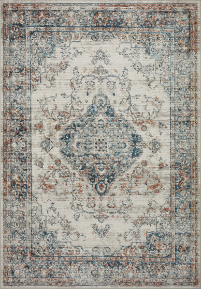 Loloi Bianca Bia-10 Ivory/Ocean Area Rug