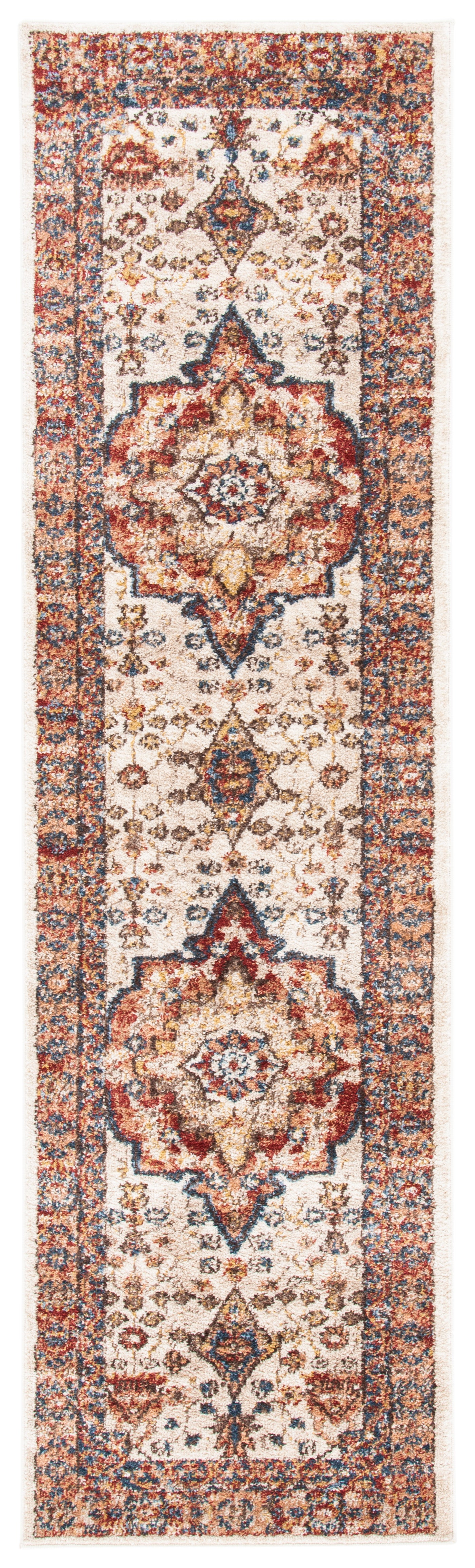 Safavieh Bijar Bij652A Ivory/Rust Area Rug