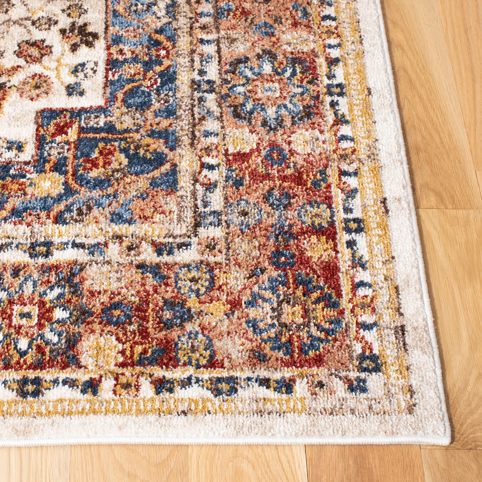 Safavieh Bijar Bij652A Ivory/Rust Area Rug