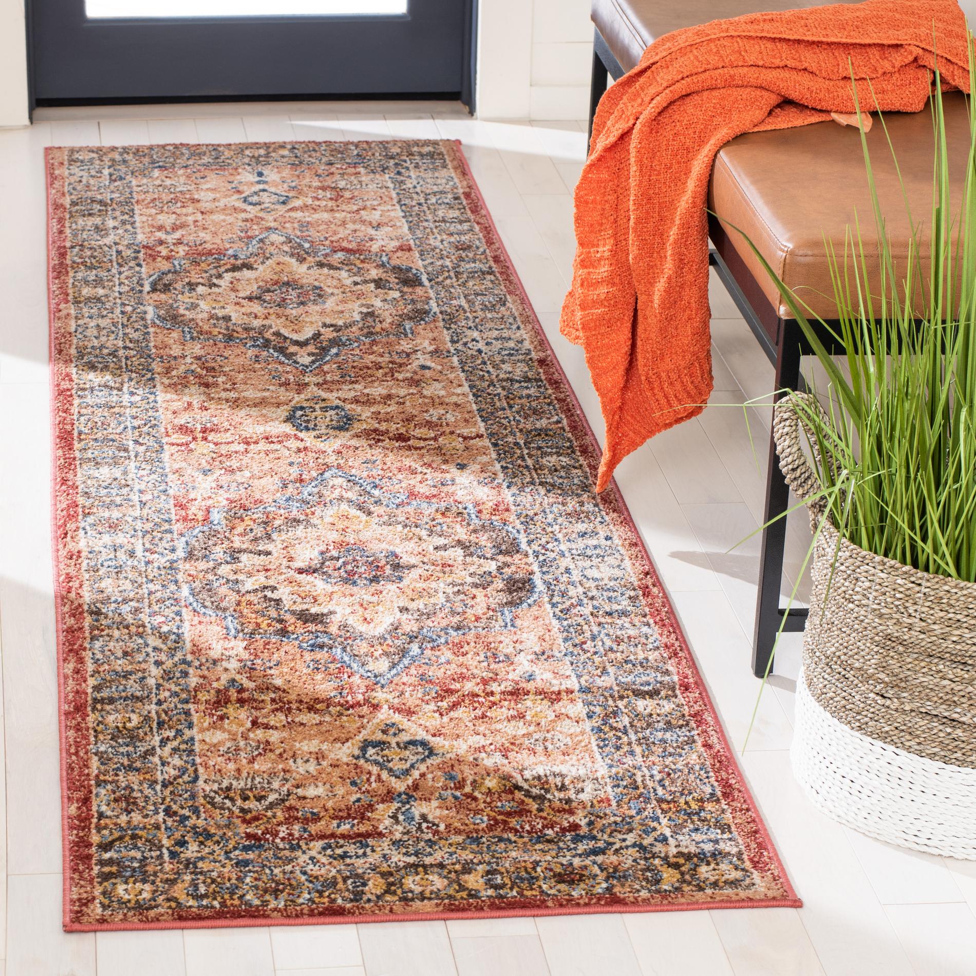 Safavieh Bijar Bij652P Rust/Brown Area Rug