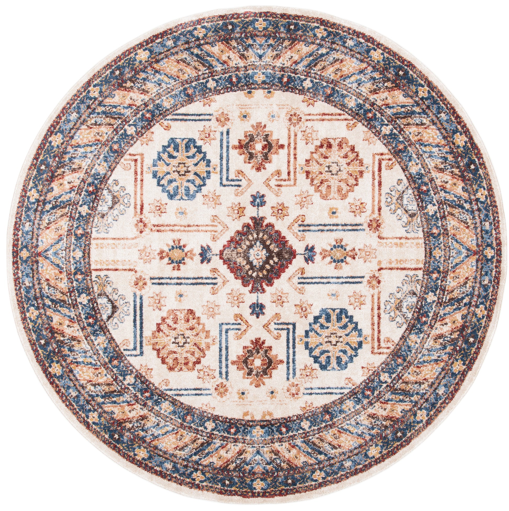 Safavieh Bijar Bij653A Ivory/Brown Area Rug