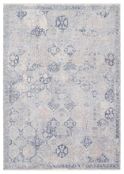 Jaipur Ballad Rune Bla09 Gray/Navy Area Rug