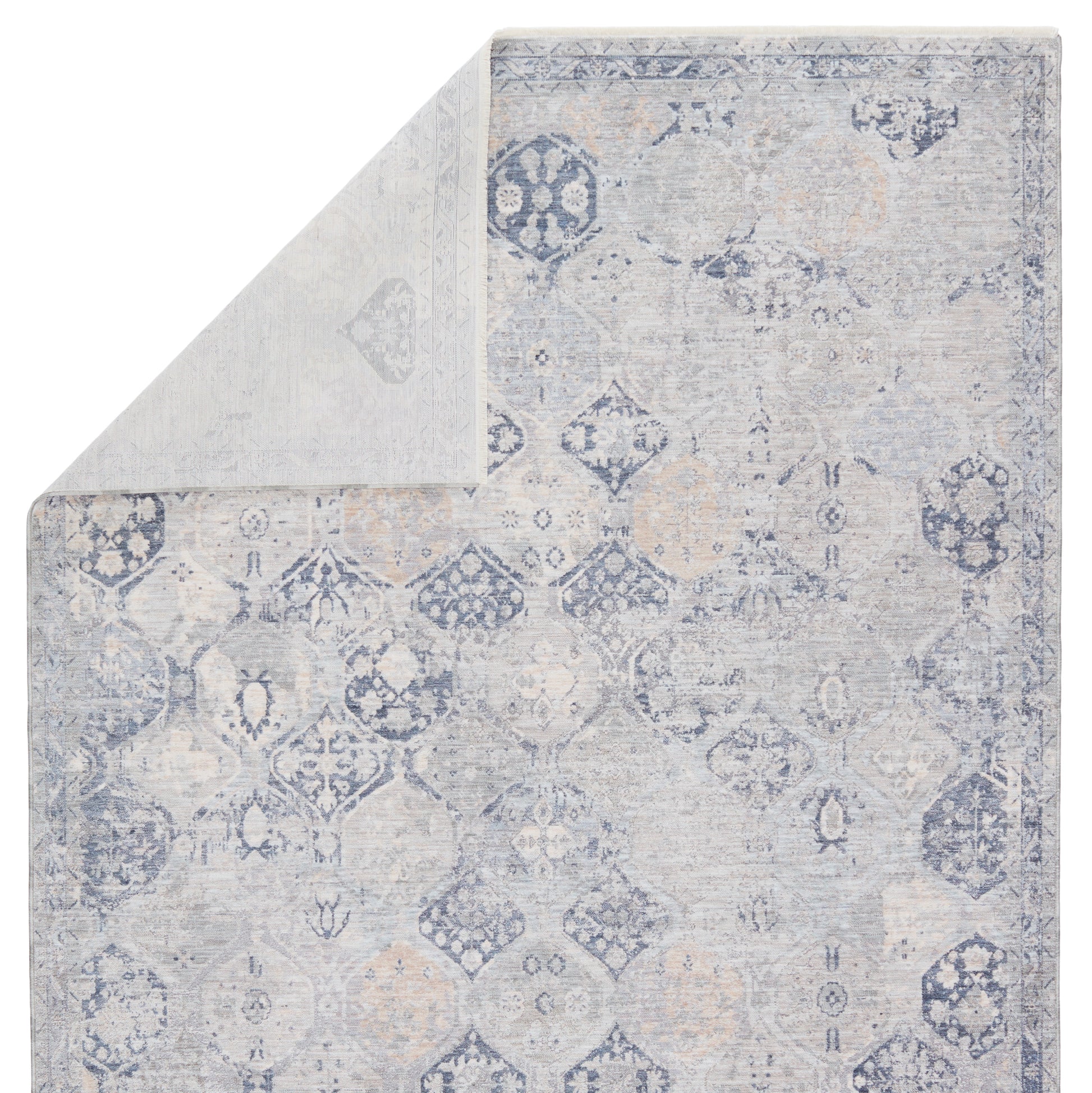 Jaipur Ballad Rune Bla09 Gray/Navy Area Rug