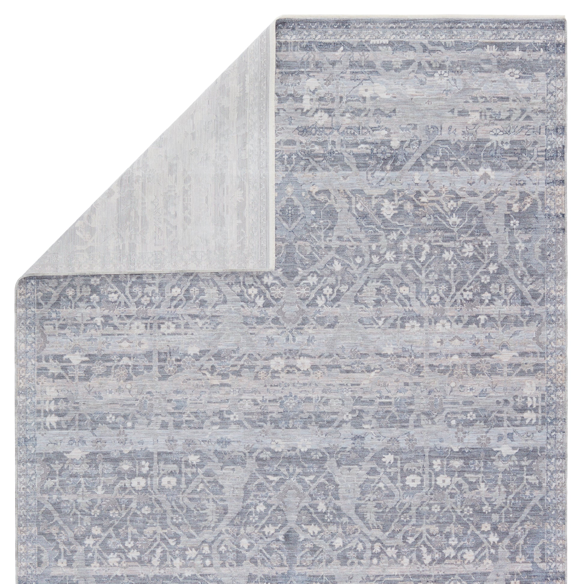 Jaipur Ballad Evolet Bla10 Gray/Blue Area Rug