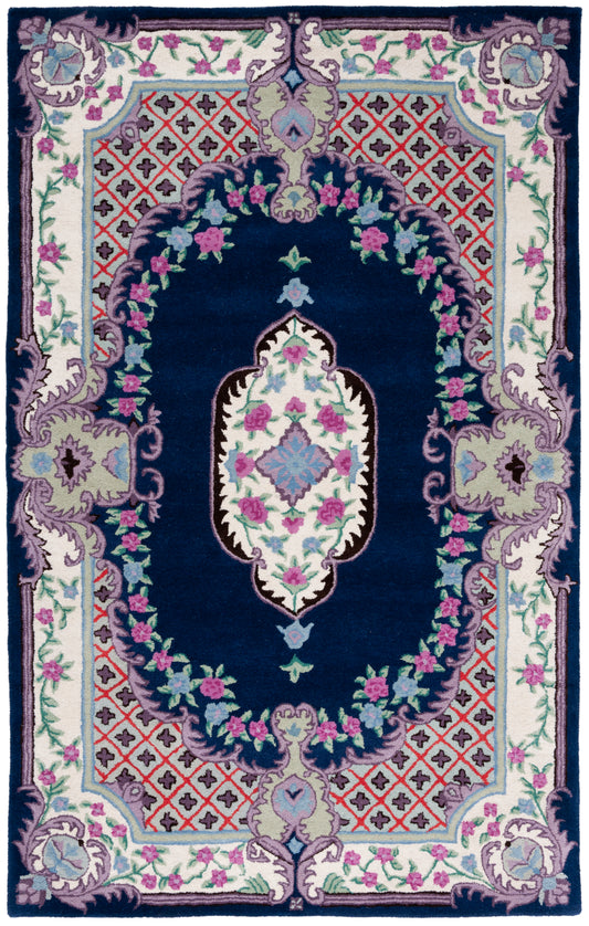 Safavieh Bellagio Blg535N Navy/Ivory Area Rug