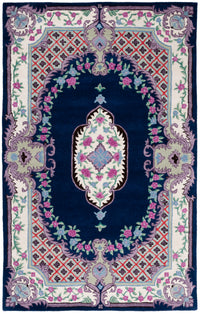 Safavieh Bellagio Blg535N Navy/Ivory Area Rug